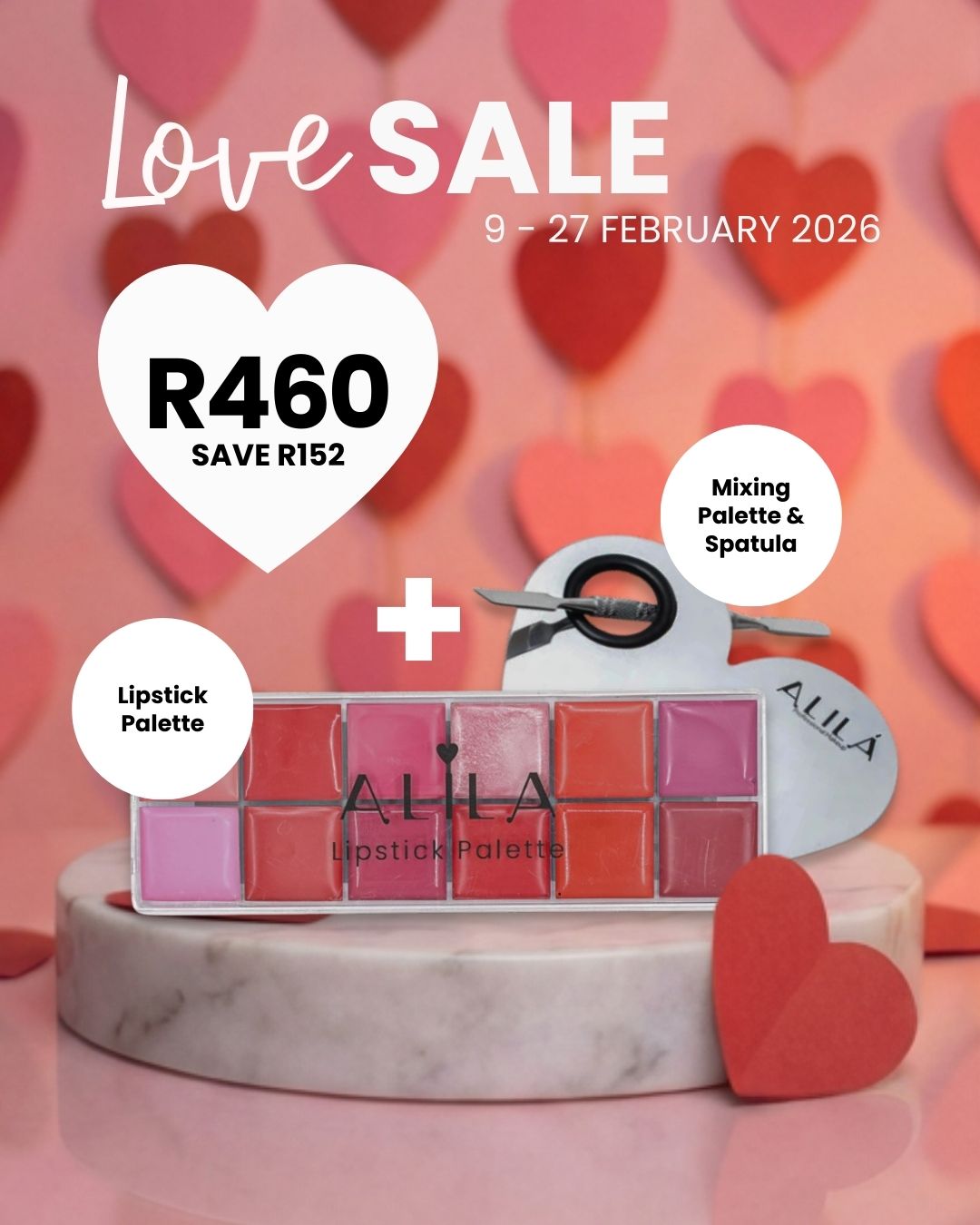 Lips and Mixing Palette Combo