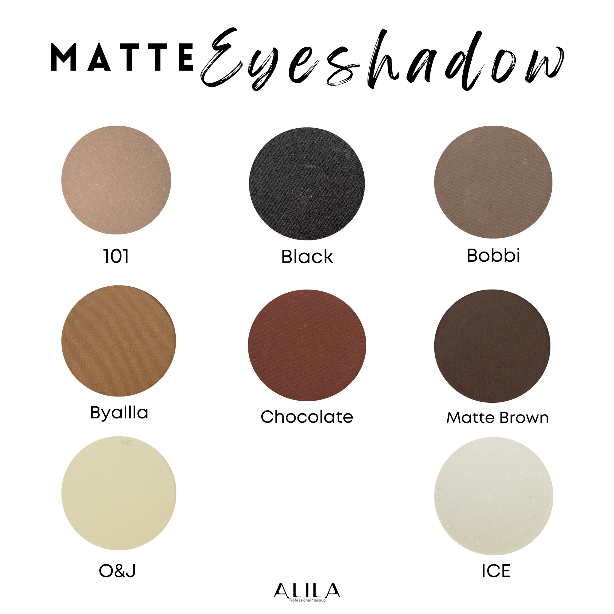 Eye Shadow Refills - Matte / Semi Matte Shades