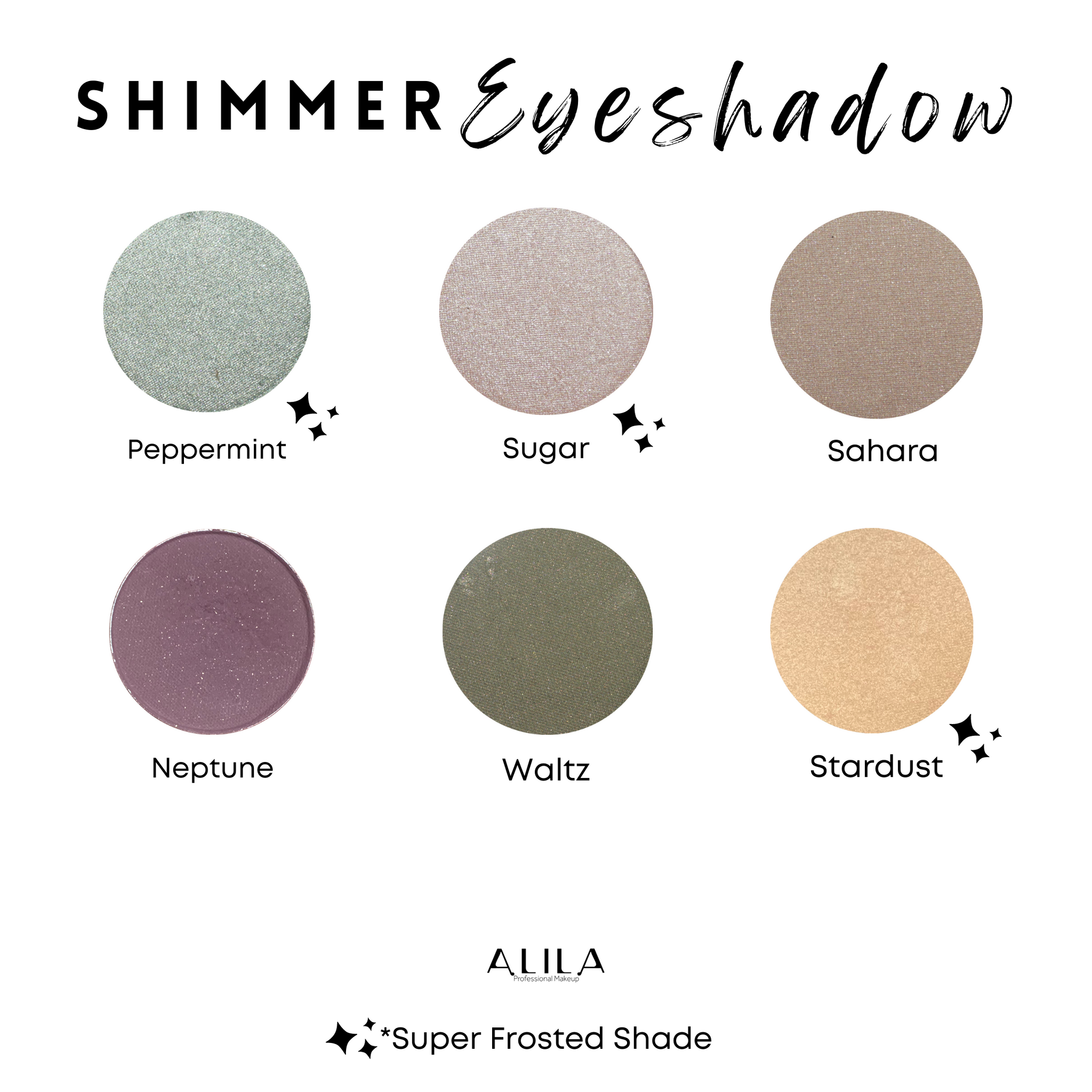 Eye Shadow Refills - Shimmer Shades